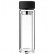 Термос стеклянный с инфьюзером Steelite, чёрный