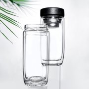 Термос стеклянный с LED-дисплеем Smartview, чёрный