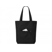 Сумка на молнии Zipper Neo из хлопка 280 г c карманом на молнии спереди