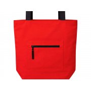 Сумка на молнии Zipper Neo из хлопка 280 г c карманом на молнии спереди