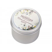 Набор: платок «Русский полевой букет» и свеча «Цветы и травы»