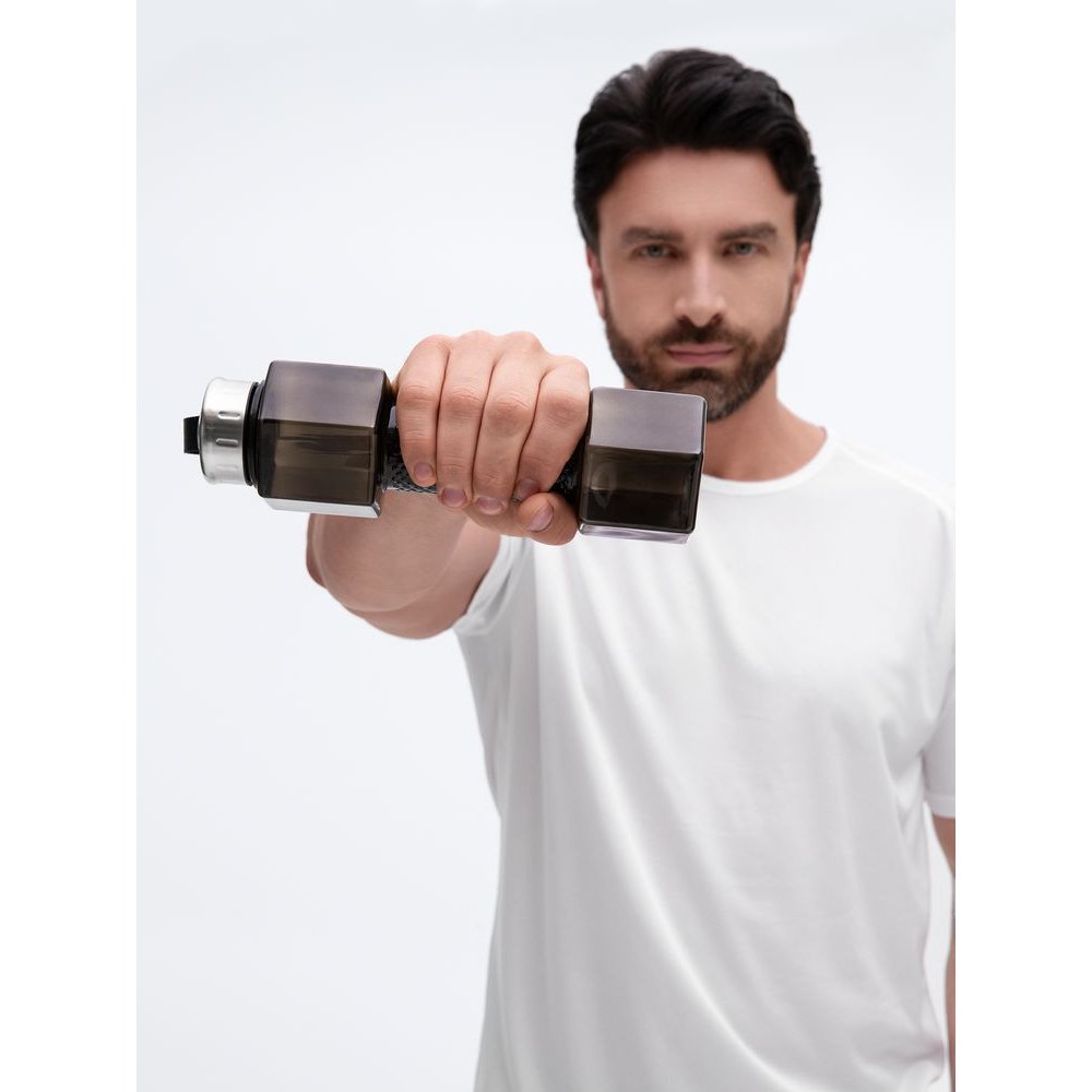 Бутылка для воды Hantelis, черная арт. 18599.30 Бутылка для воды Hantelis, черная арт. 18599.30