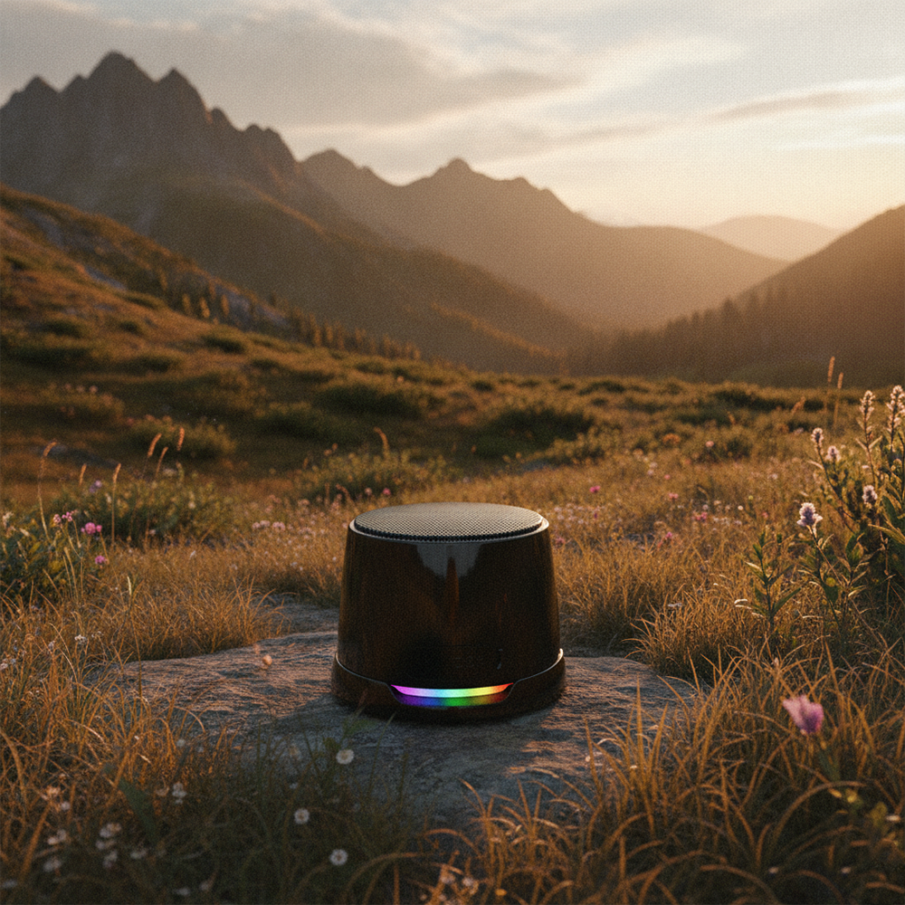 Магнитная беспроводная Bluetooth колонка-подставка Wave 5W, черная арт. 11034.02 Магнитная беспроводная Bluetooth колонка-подставка Wave 5W, черная арт. 11034.02