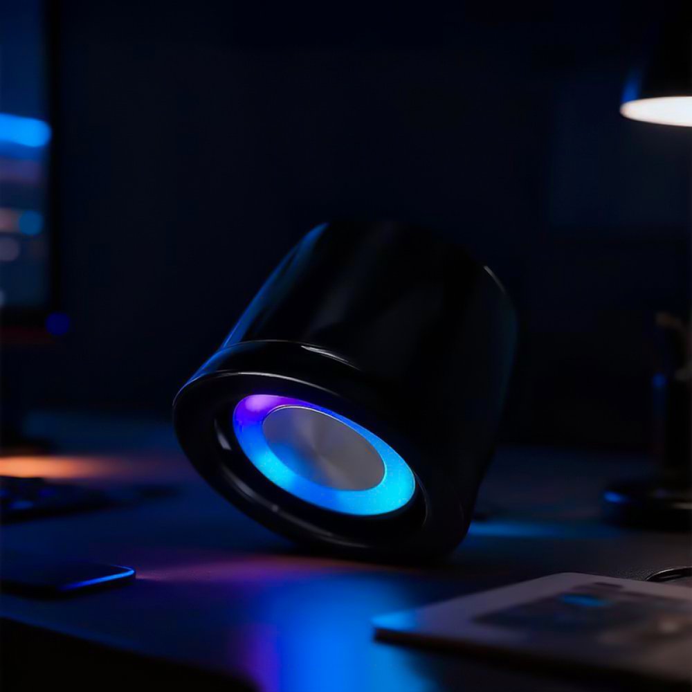 Магнитная беспроводная Bluetooth колонка-подставка Wave 5W, черная арт. 11034.02 Магнитная беспроводная Bluetooth колонка-подставка Wave 5W, черная арт. 11034.02