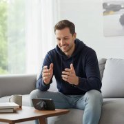 Магнитная беспроводная Bluetooth колонка-подставка Wave 5W, черная арт. 11034.02