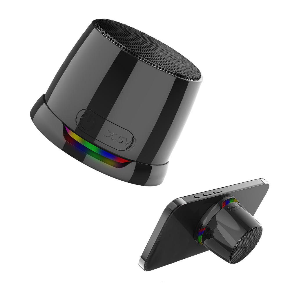 Магнитная беспроводная Bluetooth колонка-подставка Wave 5W, черная арт. 11034.02 Магнитная беспроводная Bluetooth колонка-подставка Wave 5W, черная арт. 11034.02