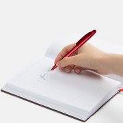 Ручка шариковая Moor Silver, ver.2, красный металлик арт. 22903.50