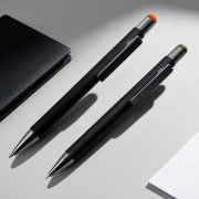 Ручка шариковая FACTOR BLACK со стилусом Черный арт. 40394/35/15