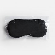Двухстороняя маска для сна Veluto, черная арт. 18786.30