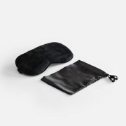 Двухстороняя маска для сна Veluto, черная арт. 18786.30