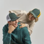 Бейсболка RAPPER CANVAS-S, 5 клиньев, пластиковая застёжка Темно-зелёный арт. 254400-S.171