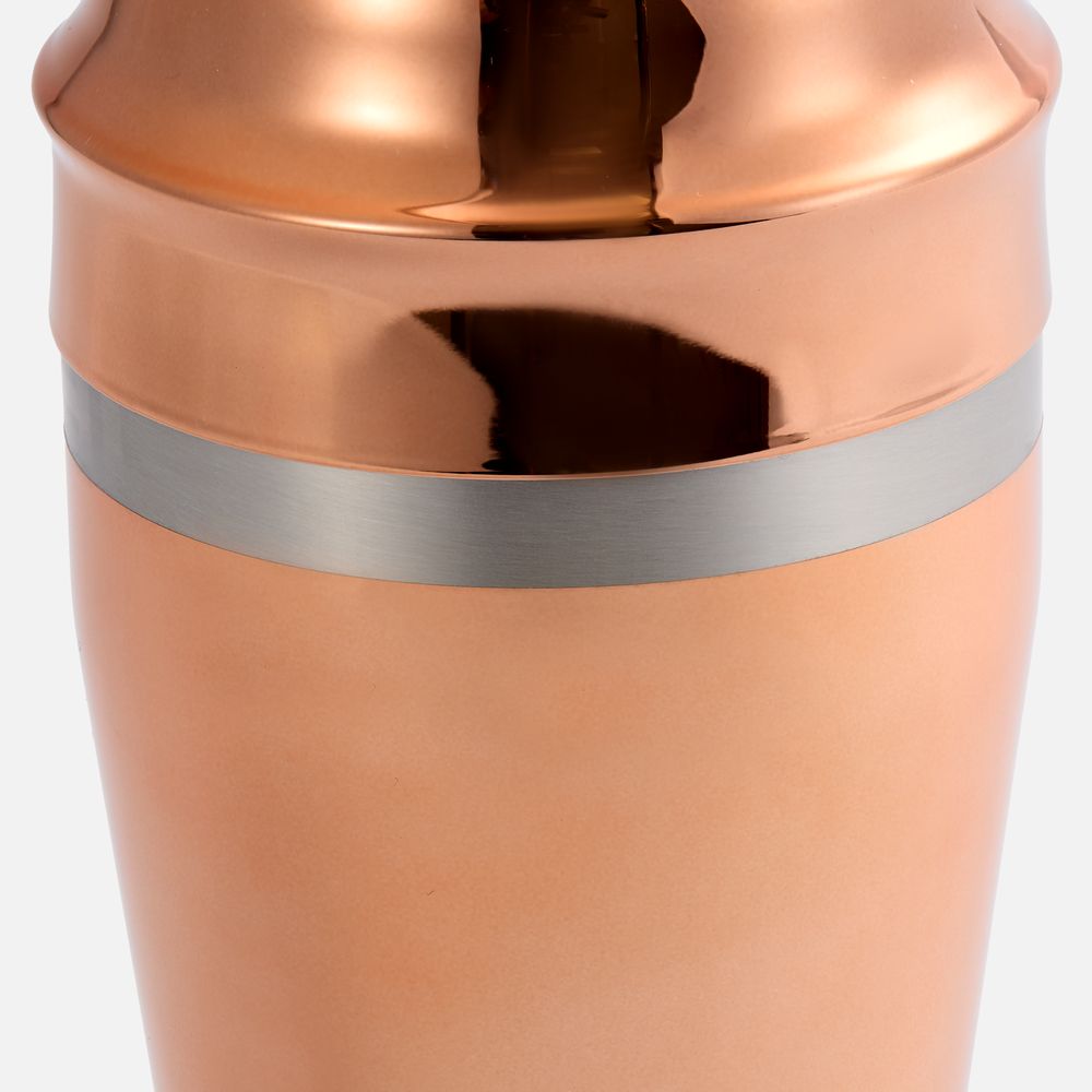 Набор для приготовления коктейлей Pourpour, медный с серебристой линией арт. 15597.01 Набор для приготовления коктейлей Pourpour, медный с серебристой линией арт. 15597.01