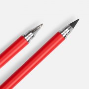 Ручка шариковая и вечный карандаш Diptych, ярко-красная арт. 20129.50