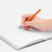 Ручка шариковая и вечный карандаш Diptych, оранжевая арт. 20129.20