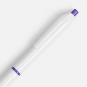 Ручка шариковая Bright Pop, белая с фиолетовым арт. 22202.70