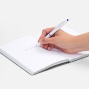 Ручка шариковая Bright Pop, белая с фиолетовым арт. 22202.70