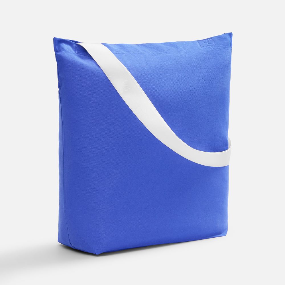 Шопер B5, синий с широкими белыми ручками арт. 19269.60 Шопер B5, синий с широкими белыми ручками арт. 19269.60