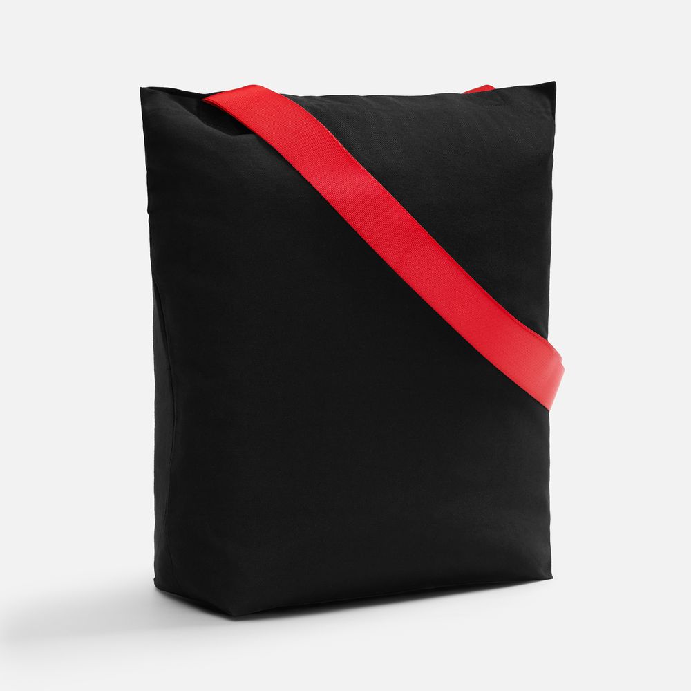 Шопер B5, черный с широкими красными ручками арт. 19267.50 Шопер B5, черный с широкими красными ручками арт. 19267.50