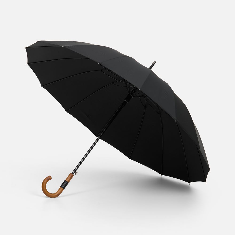 Зонт-трость Cloudfall, черный арт. 22326.30 Зонт-трость Cloudfall, черный арт. 22326.30