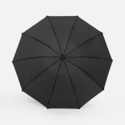 Зонт обратного сложения Norsken с фонариком, черный арт. 20178.30