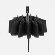 Зонт обратного сложения Norsken с фонариком, черный арт. 20178.30