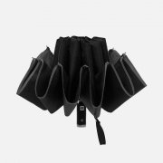 Зонт обратного сложения Norsken с фонариком, черный арт. 20178.30