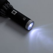 Зонт обратного сложения Norsken с фонариком, черный арт. 20178.30