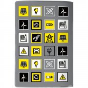 Обложка для паспорта Industry, ver.2, энергетика арт. 17768.10