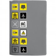 Обложка для паспорта Industry, ver.2, энергетика арт. 17768.10