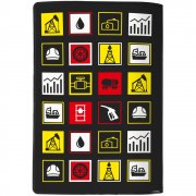 Обложка для паспорта Industry, ver.2, нефть и газ арт. 17768.30