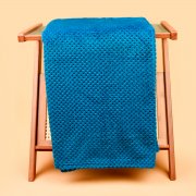 Плед WAFFLE, светло-синий