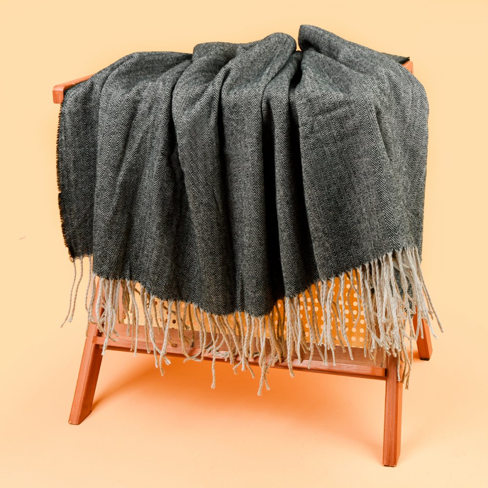 Плед BLANEX, темно-серый арт. 16017.20 Плед BLANEX, темно-серый арт. 16017.20