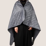 Плед PONCHO, тёмно-серый