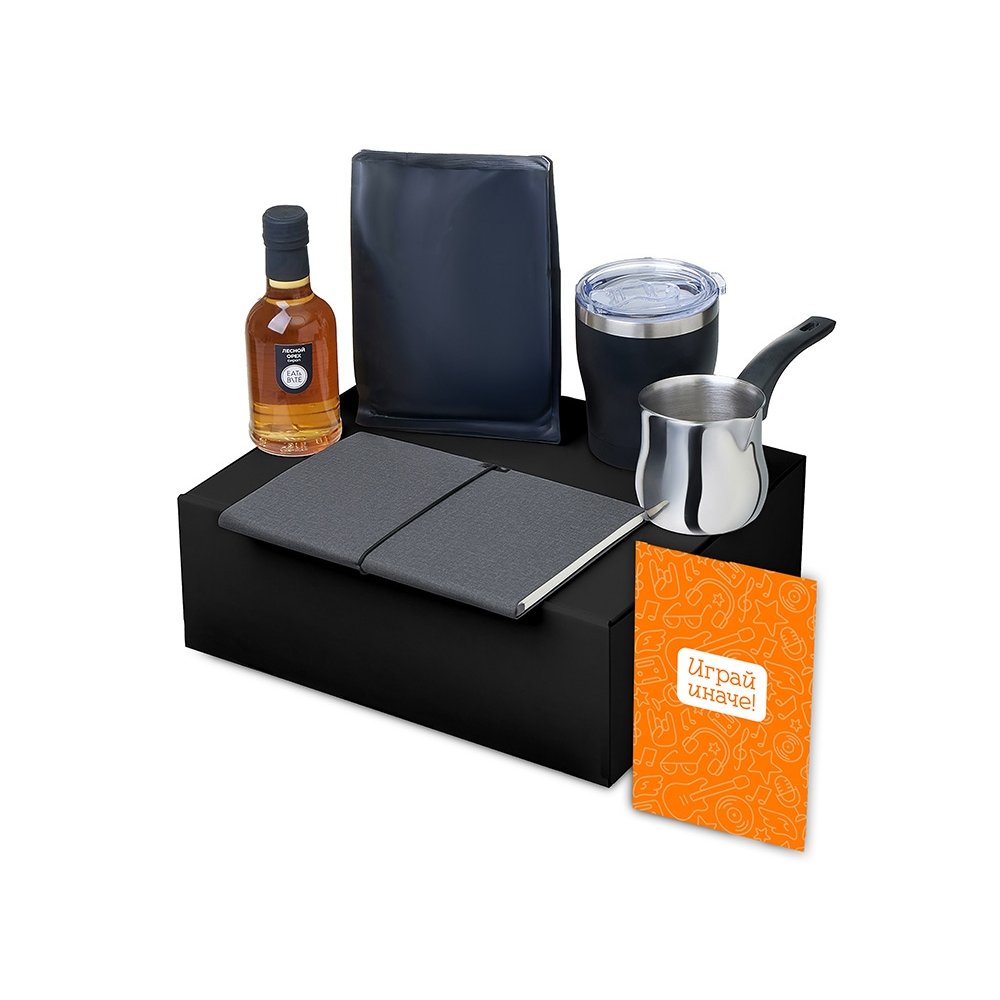 Подарочный набор «Re:y. Routine» с туркой, термокружкой и кофе арт. 210133.17 Подарочный набор «Re:y. Routine» с туркой, термокружкой и кофе арт. 210133.17