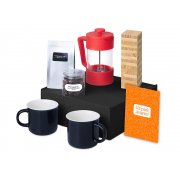 Подарочный набор «Re:y. Together» с френчпрессом, кружками и дженгой