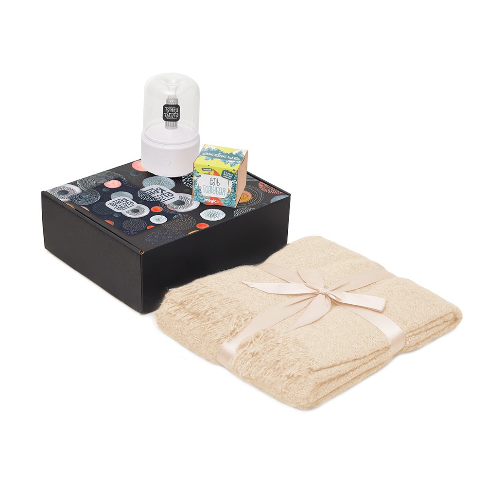 Подарочный набор «Re:y. Grow» с пледом, увлажнителем и набором для выращивания арт. 210127.16 Подарочный набор «Re:y. Grow» с пледом, увлажнителем и набором для выращивания арт. 210127.16