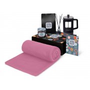 Подарочный набор «Re:y. Vive» с пледом, френч-прессом и кофе