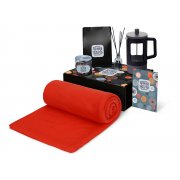 Подарочный набор «Re:y. Vive» с пледом, френч-прессом и кофе