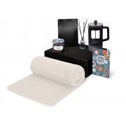 Подарочный набор «Re:y. Vive» с пледом, френч-прессом и кофе