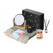 Подарочный набор «Re:f. Shelter» с пледом, зеркалом, свечой и диффузором