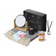 Подарочный набор «Re:f. Shelter» с пледом, зеркалом, свечой и диффузором