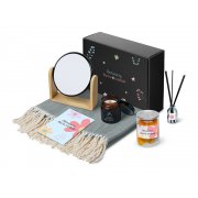 Подарочный набор «Re:f. Shelter» с пледом, зеркалом, свечой и диффузором