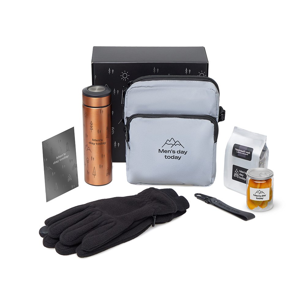 Подарочный набор «Re:m. Step» с термосом, перчатками и сумкой арт. 210118.11 Подарочный набор «Re:m. Step» с термосом, перчатками и сумкой арт. 210118.11