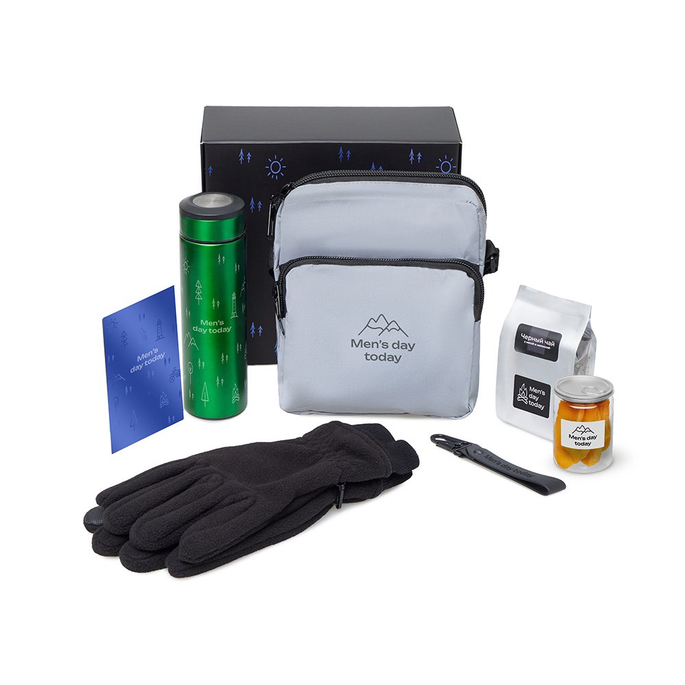 Подарочный набор «Re:m. Step» с термосом, перчатками и сумкой арт. 210118.03 Подарочный набор «Re:m. Step» с термосом, перчатками и сумкой арт. 210118.03