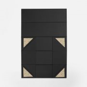 Коробка складная под бутылку Color Jacket Fold, черная