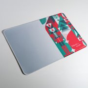 Коврик для мыши GLIDE M, 35*25*0,3см, прошитый край, белый Белый