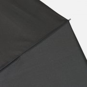 Зонт обратного сложения inLoop с ручкой-карабином, черный