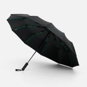 Зонт складной с УФ-защитой Ribstar, черный