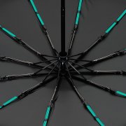 Зонт складной с УФ-защитой Ribstar, черный