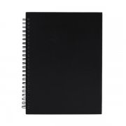 Блокнот на пружине VALLE, чёрный